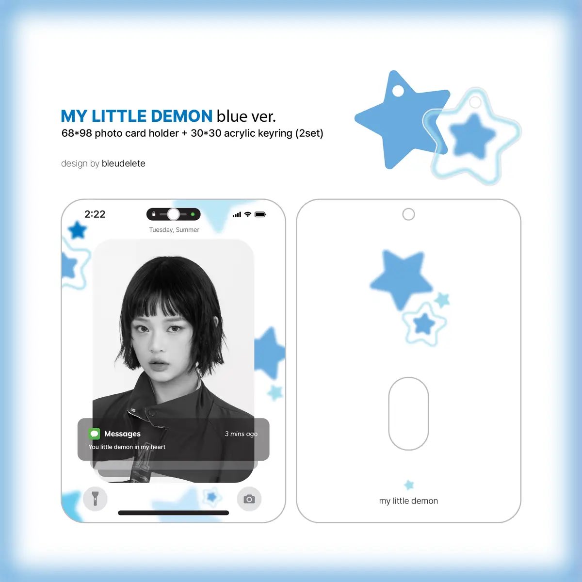 MY LITTLE DEMON PHOTOCARD HOLDER SET